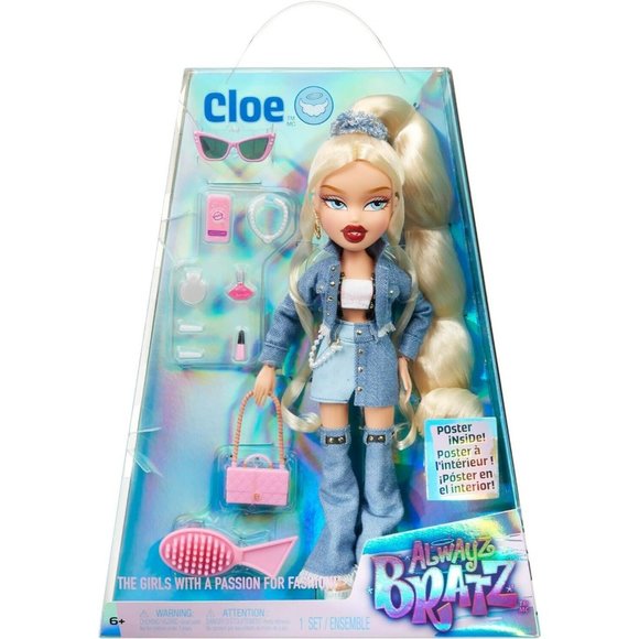 Bratz Alwayz Cloe Fashion Doll With 10 Accessories And Poster
